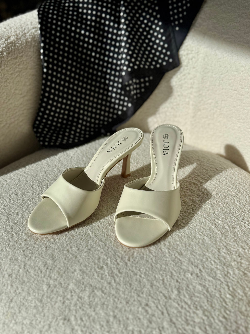 Miniature : Mules LOLA écru