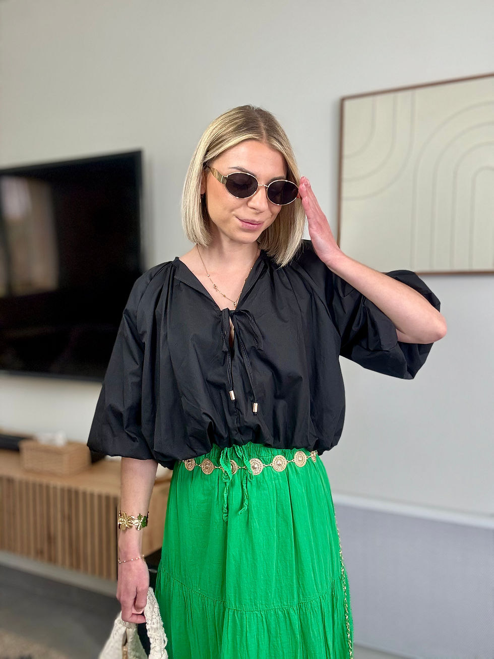 Miniatura: Top CORALIE noir