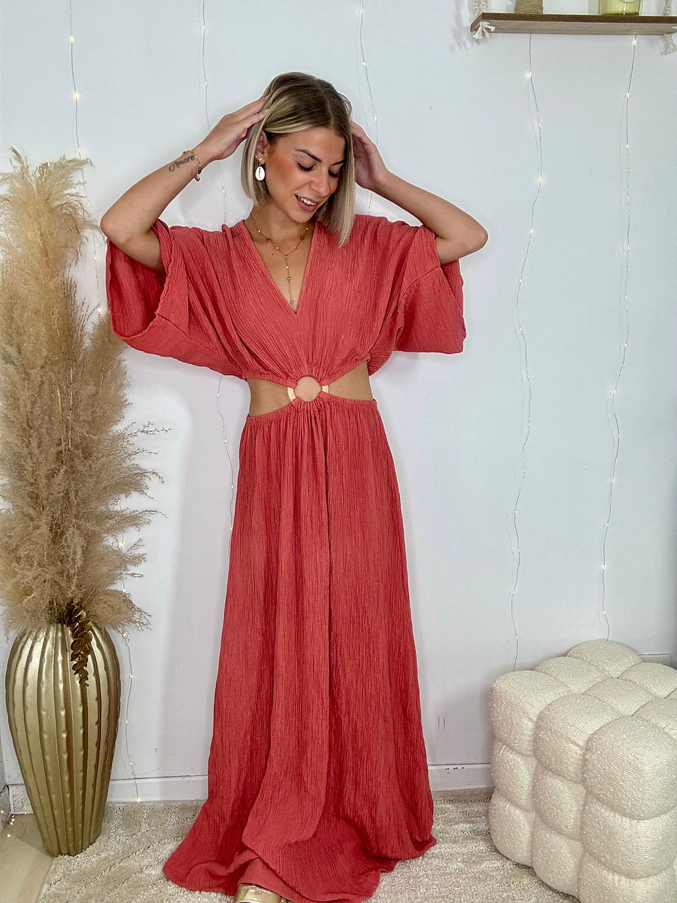 Miniatura: Robe BALI corail