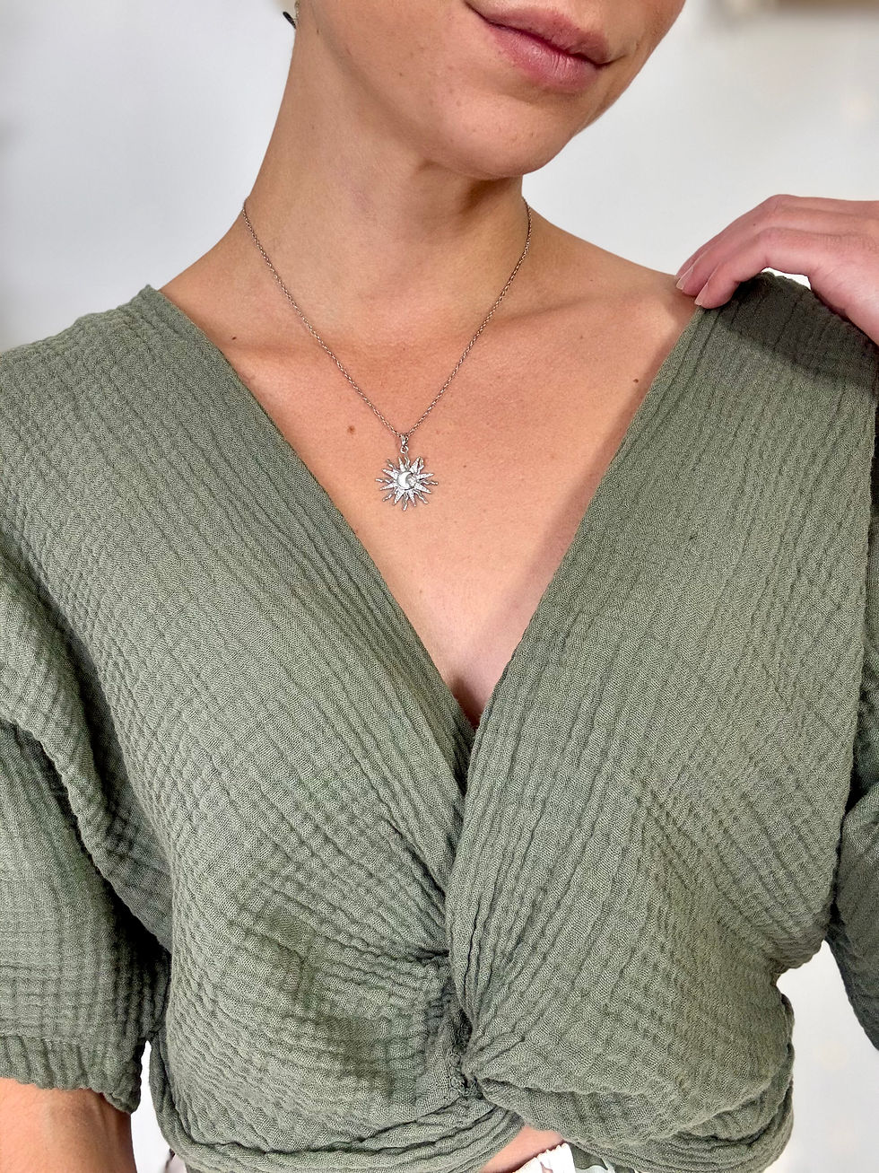 Miniatura: Collier LUNÉA argenté