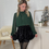 Miniature : Blouse MERRY vert sapin