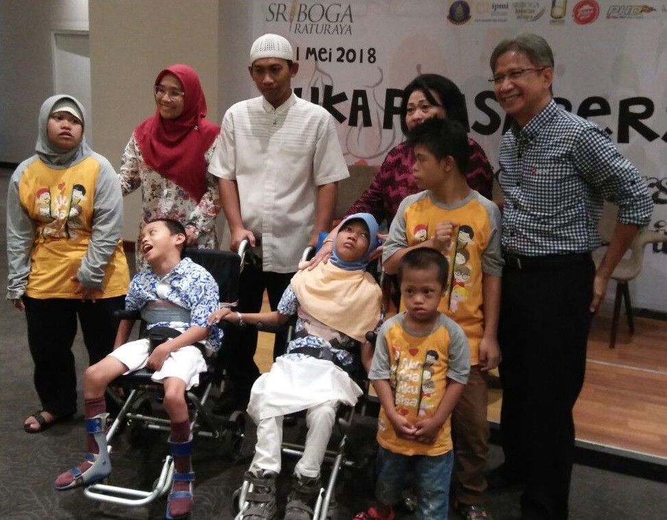 Sriboga invites hundreds of children with disabilities in Ramadan