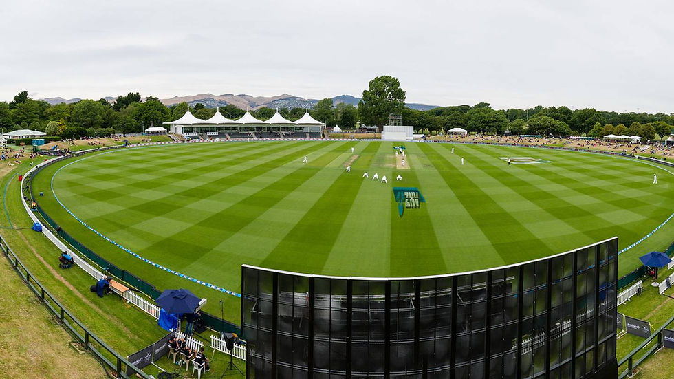Hagley Oval cricket tour