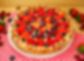 Tarte aux fruits rouges et à la crème princesse