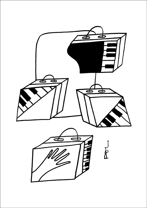 Série piano - "Valises de mains"