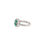 Thumbnail: Simulant Emerald in Sterling Silver Ring