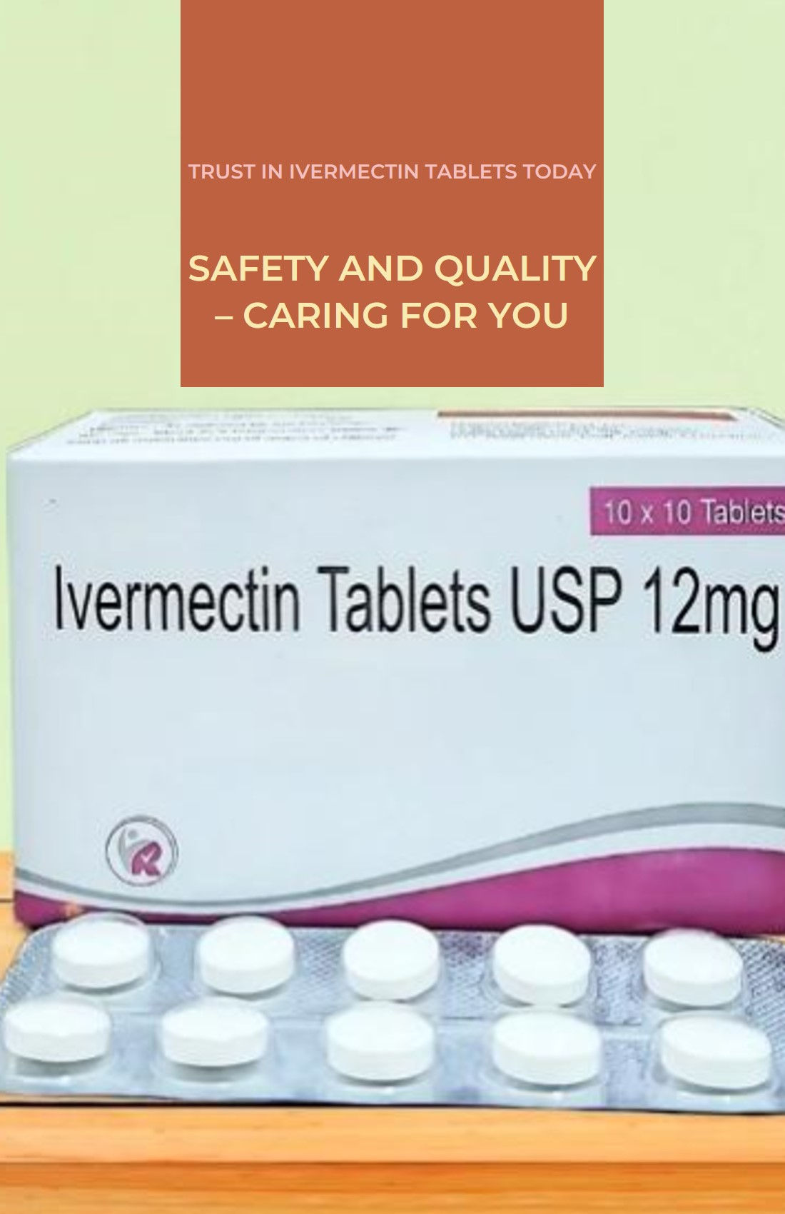 Ivermektīns 12mg (termiņš 2027.), viena tablete