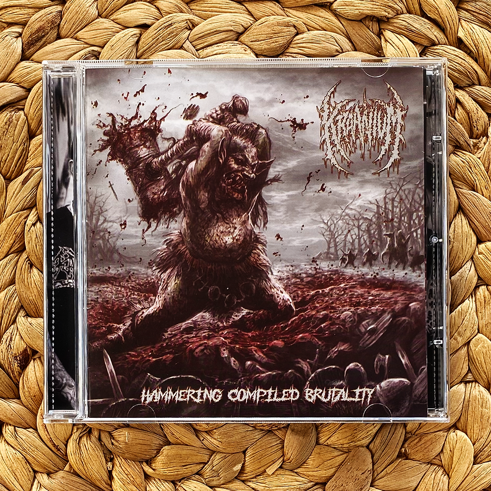 KRAANIUM - Hammering Compiled Brutality CD Front cover