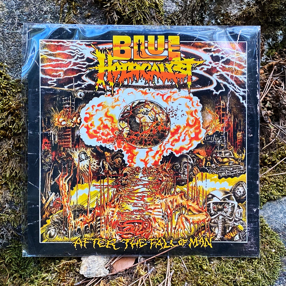 BLUE HOLOCAUST / MORGUE BREATH (7"LP) Vinyl Blue Holocaust Front cover