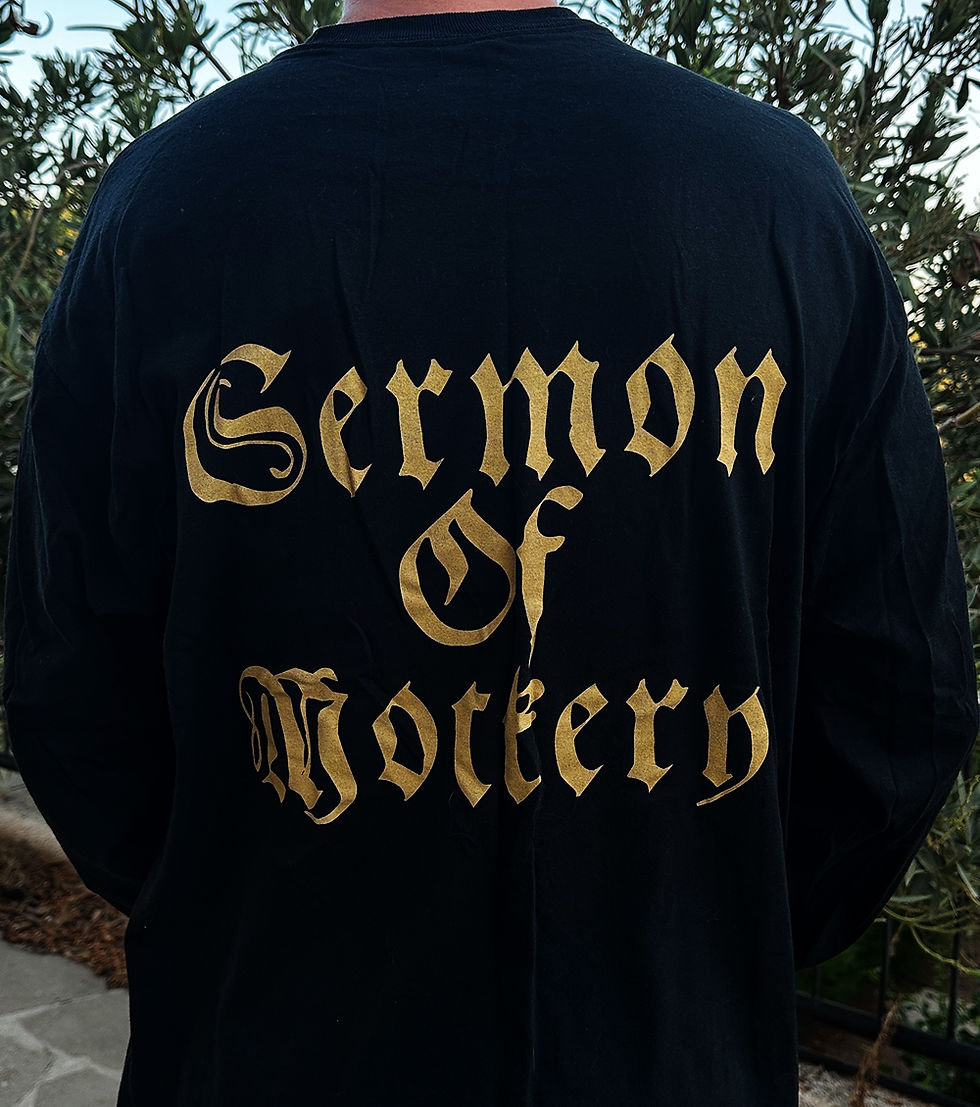 Thumbnail: PYREXIA - Sermon Of Mockery Longsleeve Back