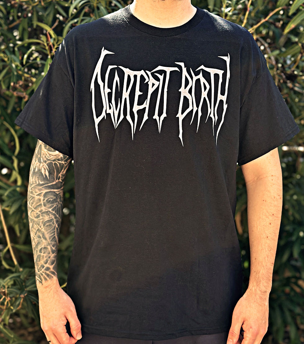 DECREPIT BIRTH - Logo T-Shirt Front cover
