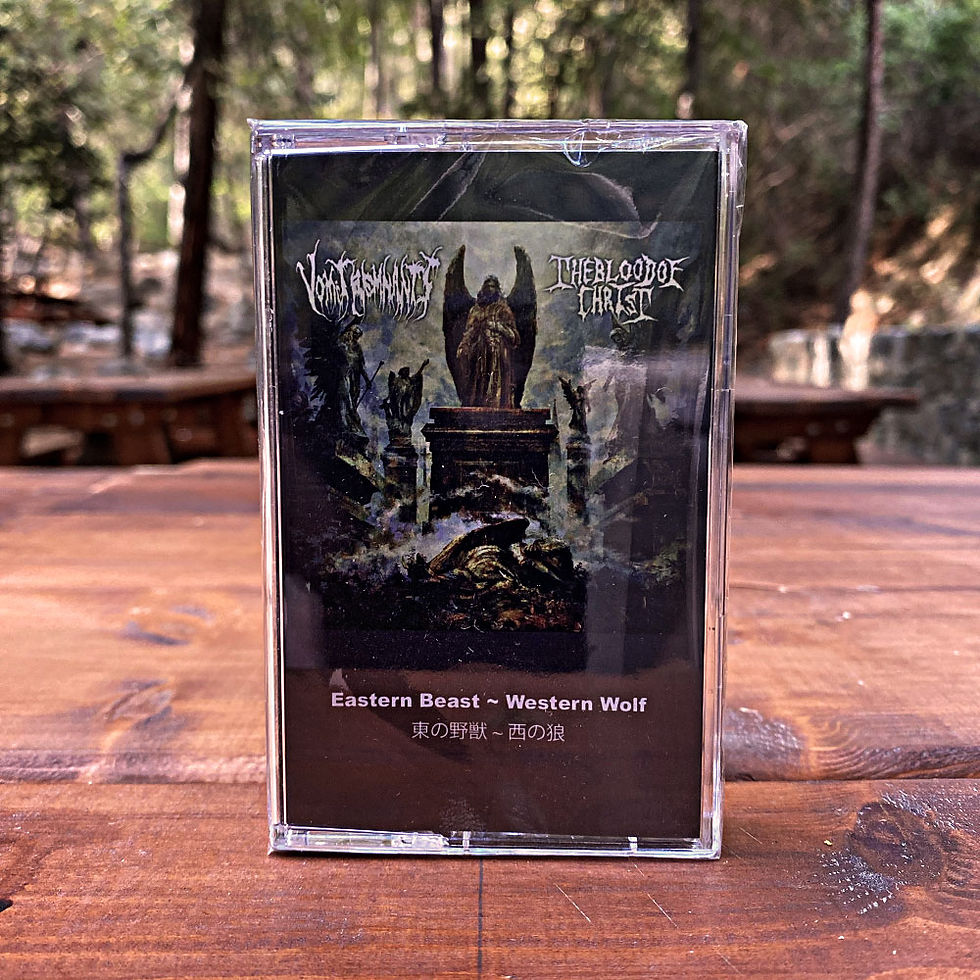 VOMIT REMNANTS / BLOOD OF CHRIST - Eastern Beast – Western Wolf Cassette Front cover