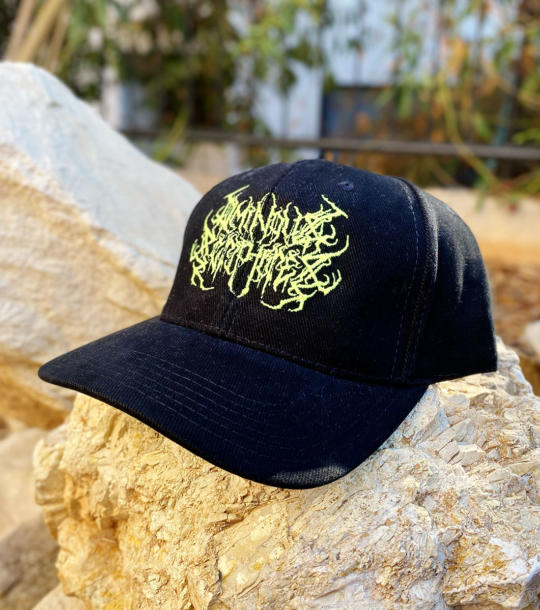 OMINOUS SCRIPTURES - Yellow Logo Baseball Cap