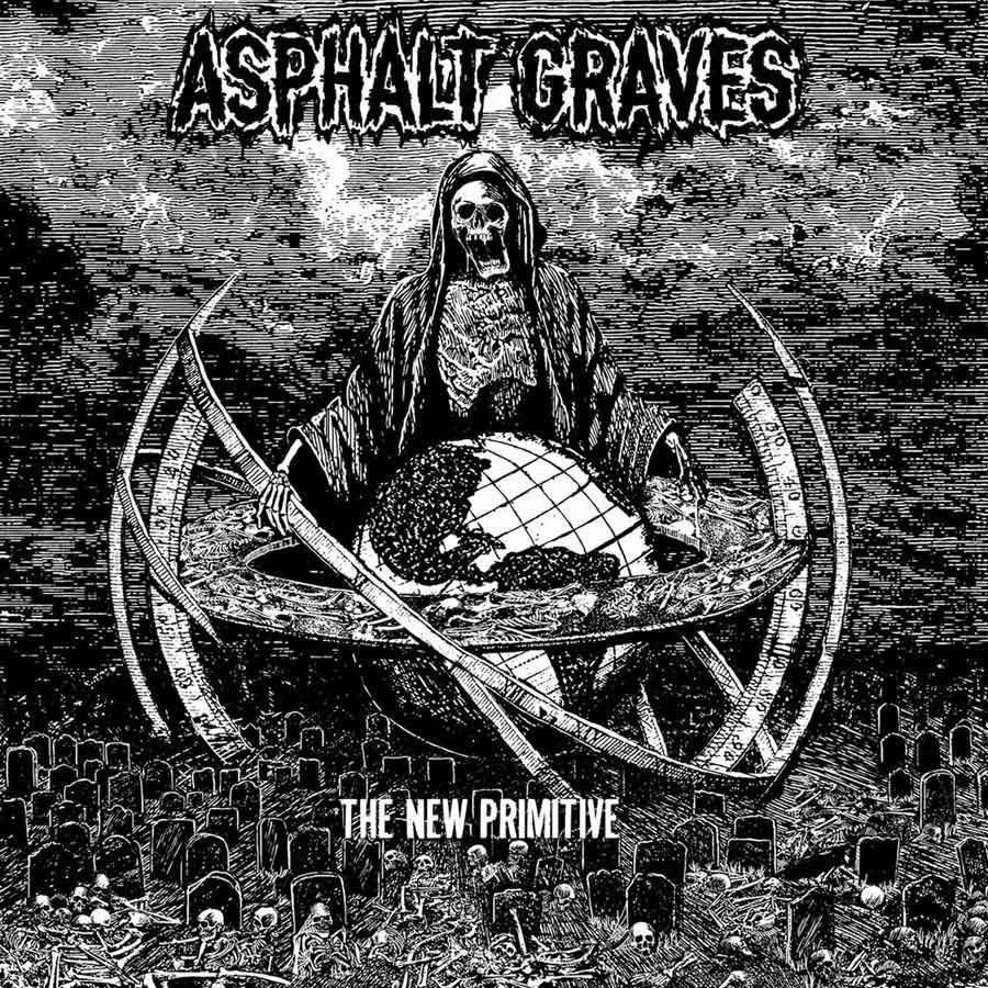 ASPHALT GRAVES - The New Primitive CD Front cover