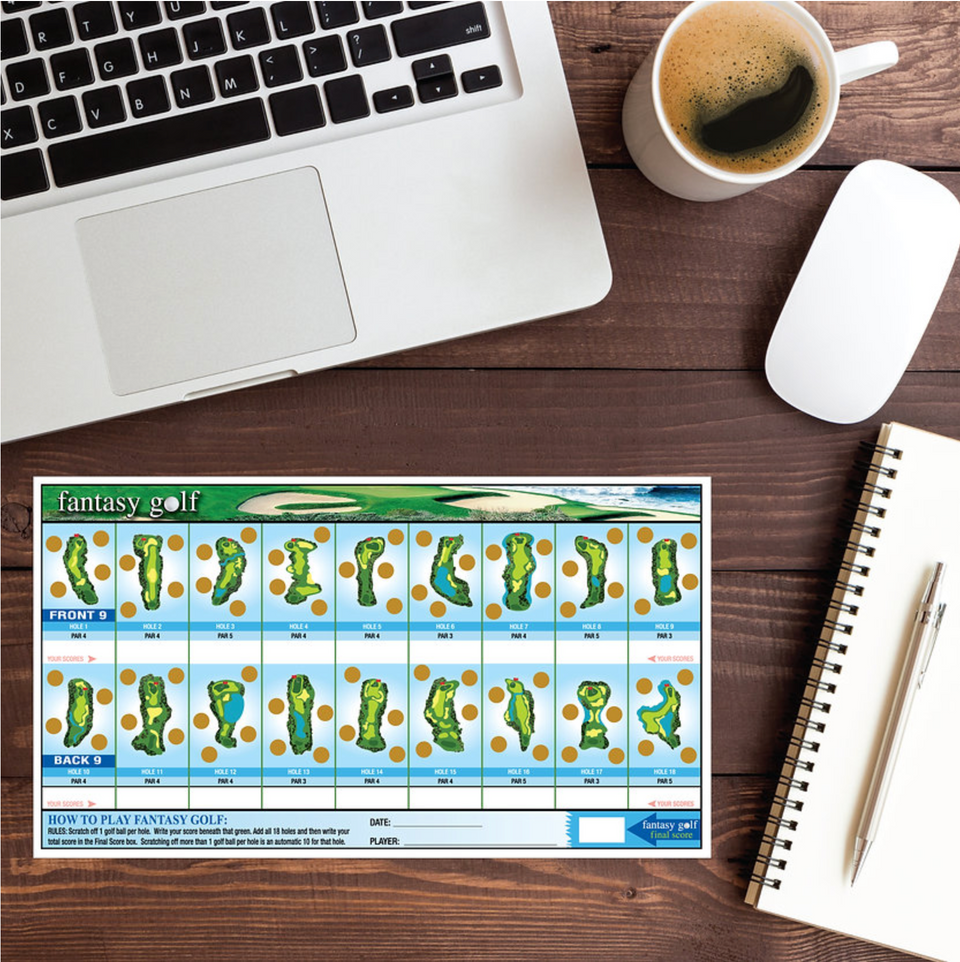 golf scratch off cards