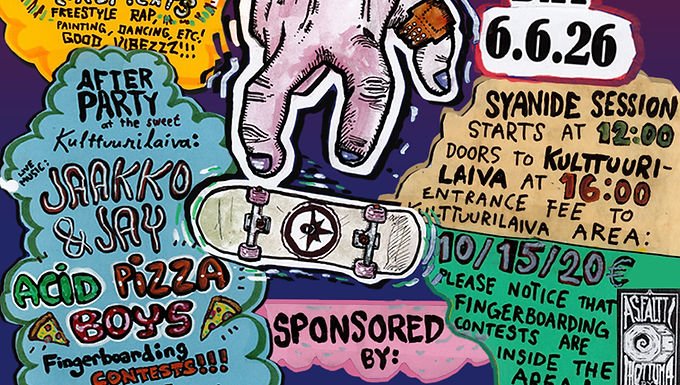 Skateboard Culture Day: Jaakko & Jay, Acid Pizza boys, Iso Paha Kettu Dj