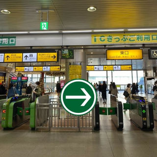 JR恵比寿駅東口からの行き方①