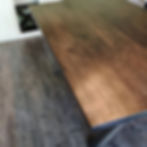Thumbnail: Handcrafted maple Capilano Crossbuck dining Table