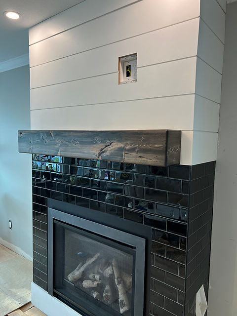 Rustic Fireplace Mantles