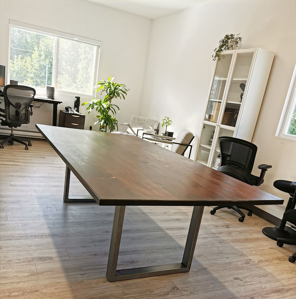 Thumbnail: Handcrafted contemporary Chinook boardroom and conference tables