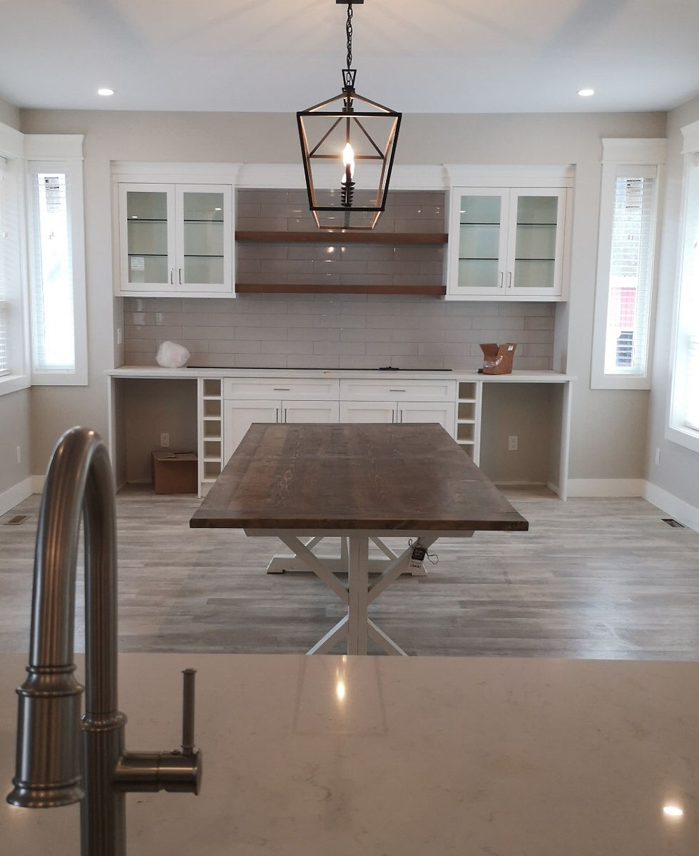 Thumbnail: The handcrafted thick pine Ryder Lake Dining Table