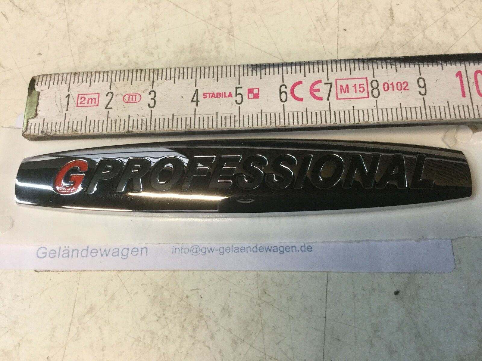 G Klasse Mercedes G-Modell GPROFESSIONAL Emblem S