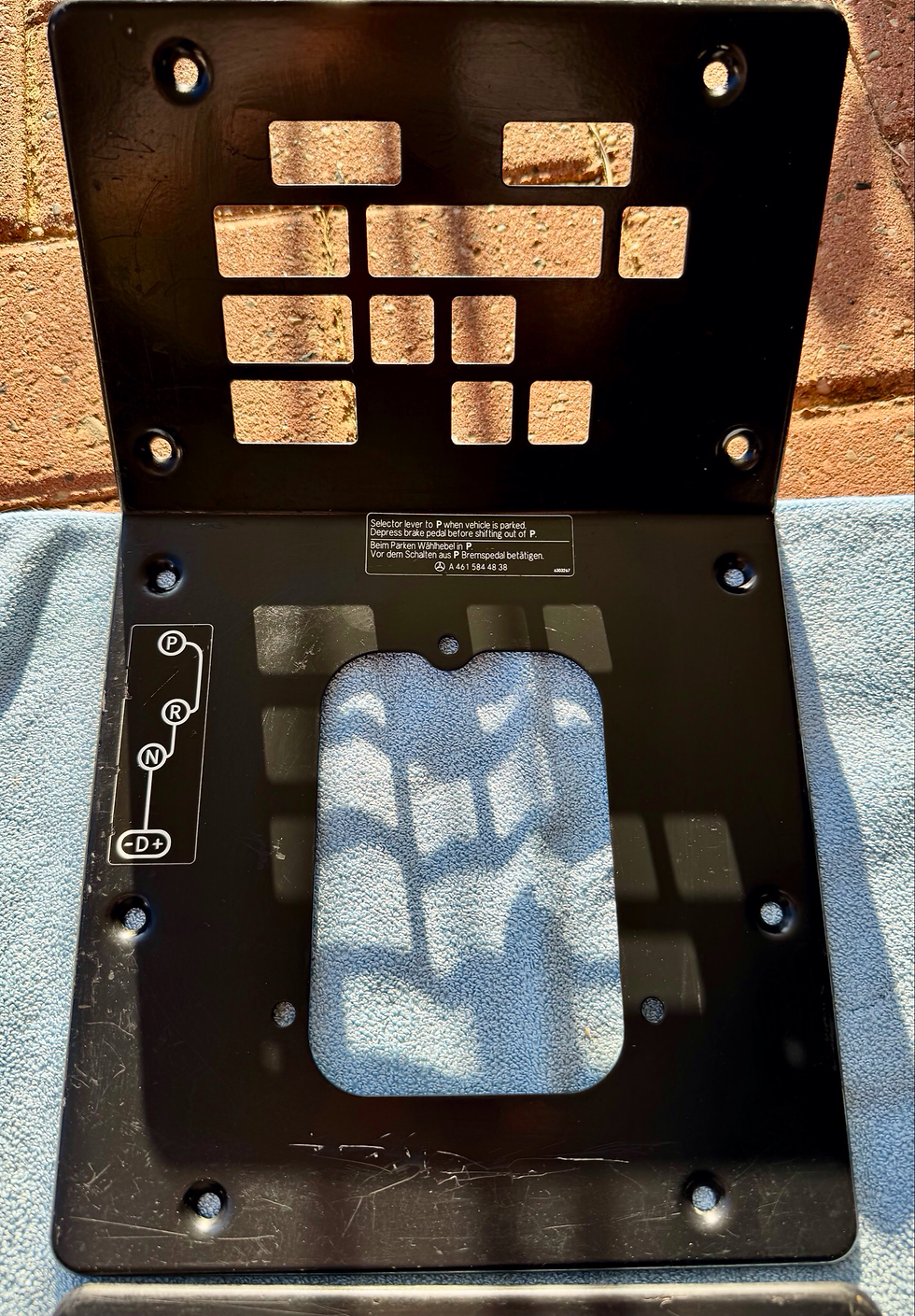 Miniaturbild: Mercedes G Schaltblock Abdeckung Sperrenschalter B