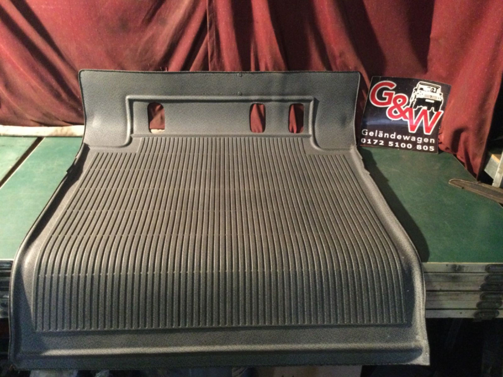 G Klasse Mercedes Gummimatte Laderaum Matte BM463