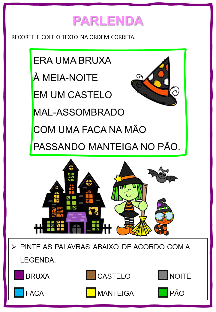 Thumbnail: SEQUÊNCIA DIDÁTICA PARLENDAS