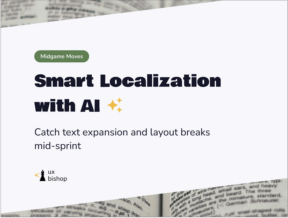 Text Contraction Localization Smart Localization with AI: Catch Text Expansion Before It Breaks Your UX