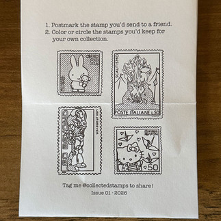Image of an open zine