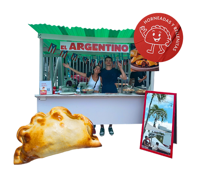 El Argentino Puerto Rico Empanadas Argentinas mercado local miramar san juan