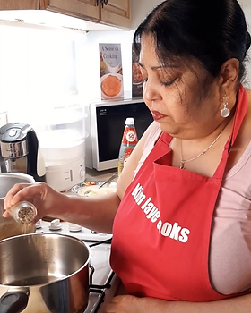 Kim Makes Moong Dal