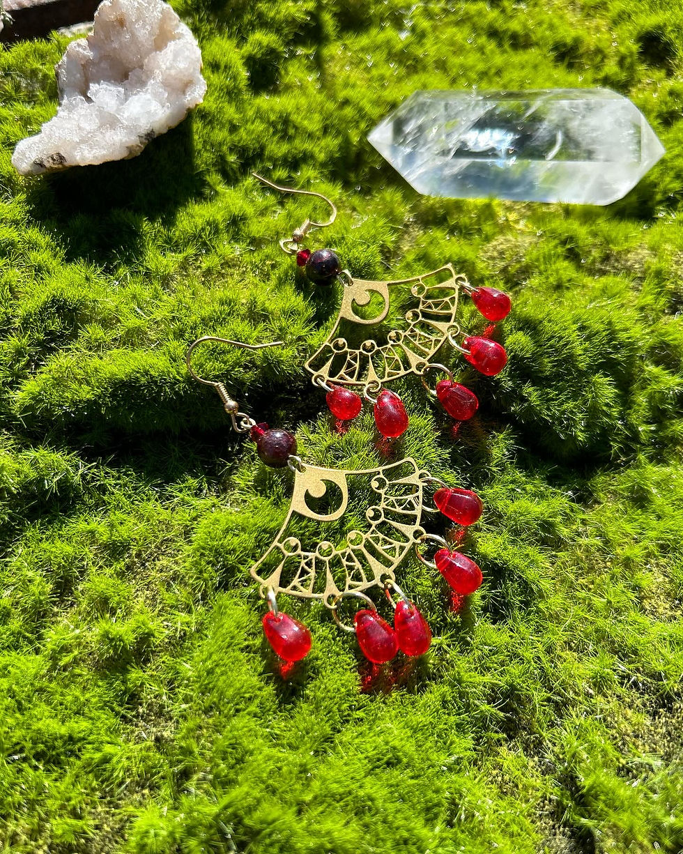 Thumbnail: Real Big Fan Sun Catcher Earrings 