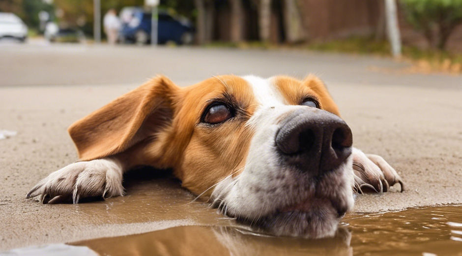 dog trapped underneath wet cement .jpg