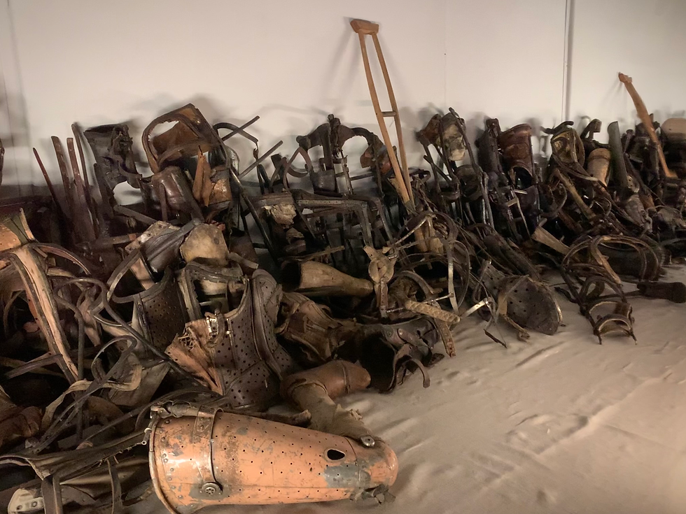 波蘭奥斯威辛集中營 - 囚犯義肢