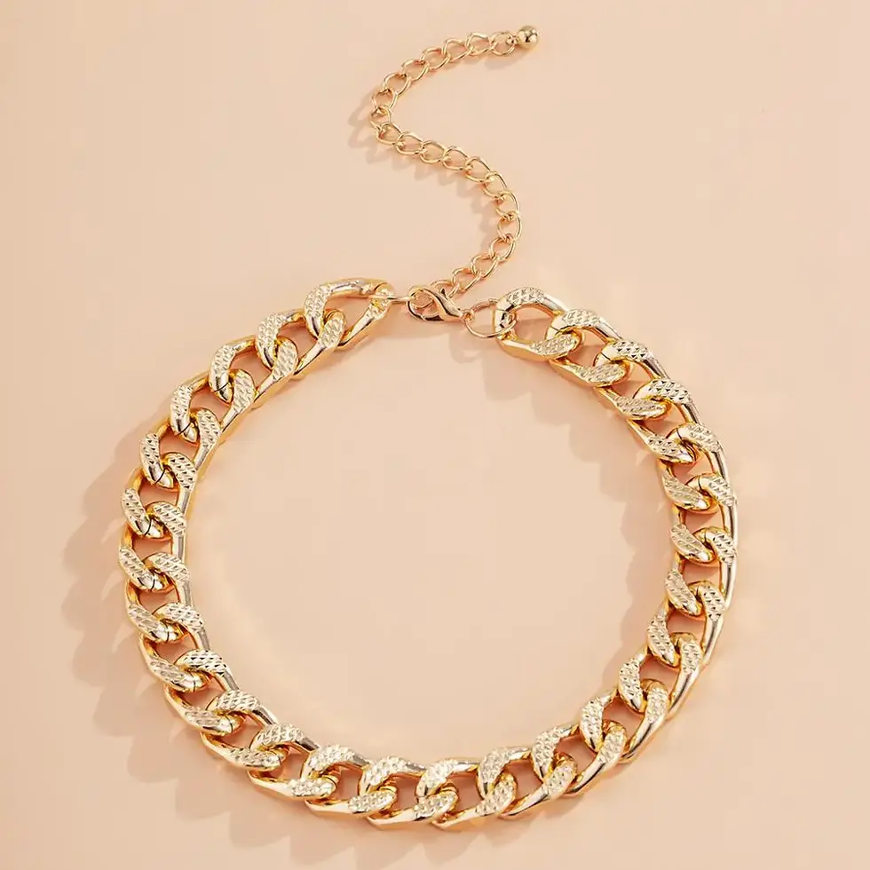 Miniature : Collier Cuban Link – Style Punk et Vintage