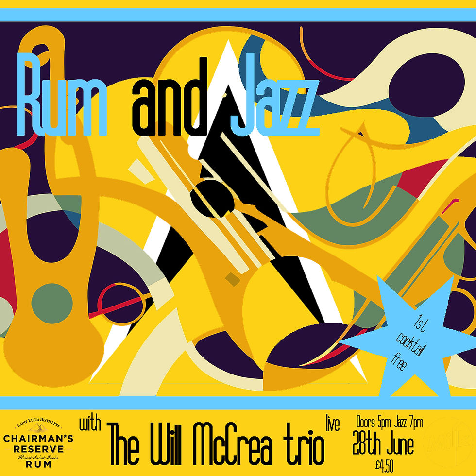 Rum & Jazz presents the Will McRea Trio