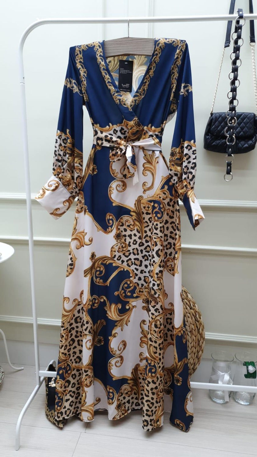 Küçük resim: Desenli elbise yeni sezon 