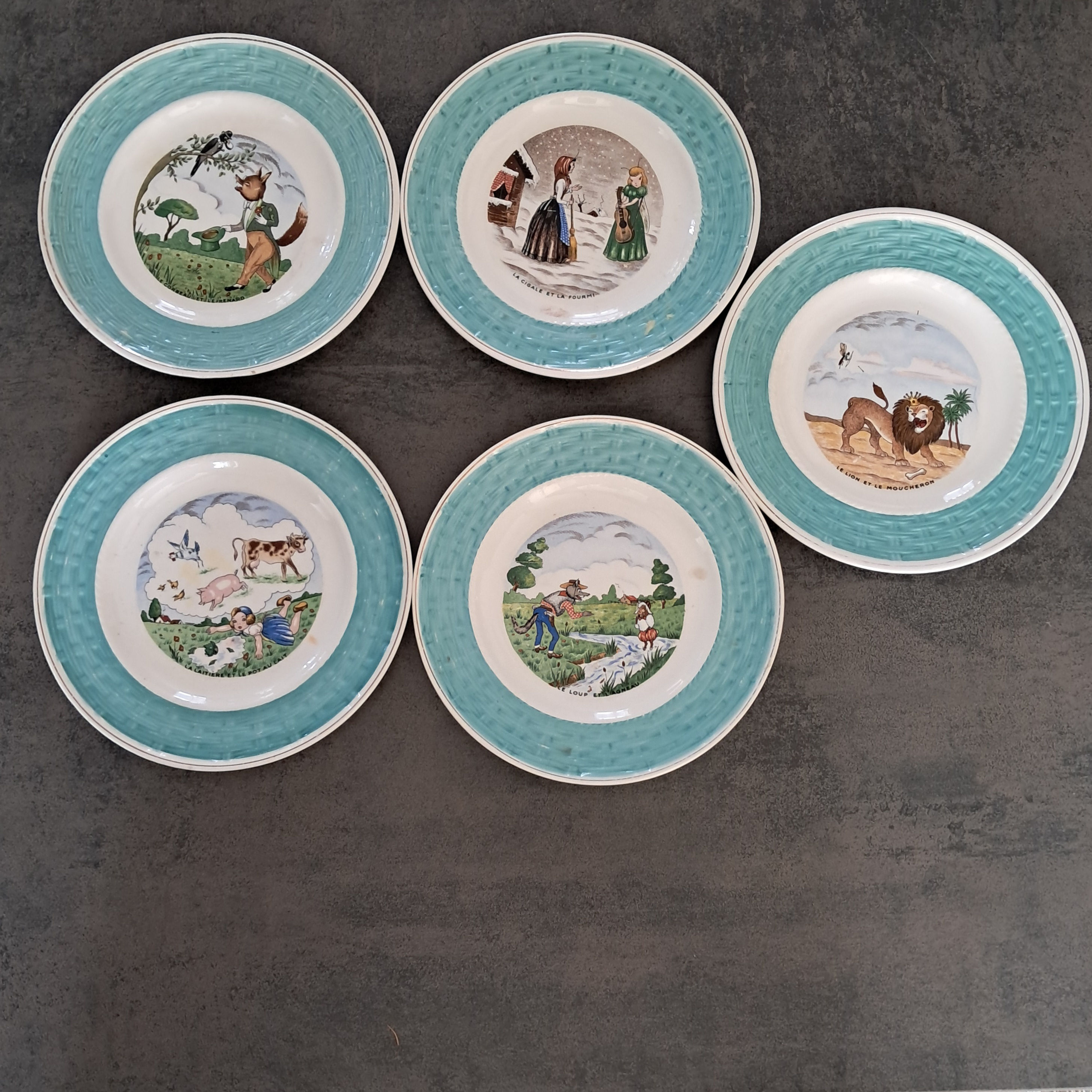 Assiettes à dessert