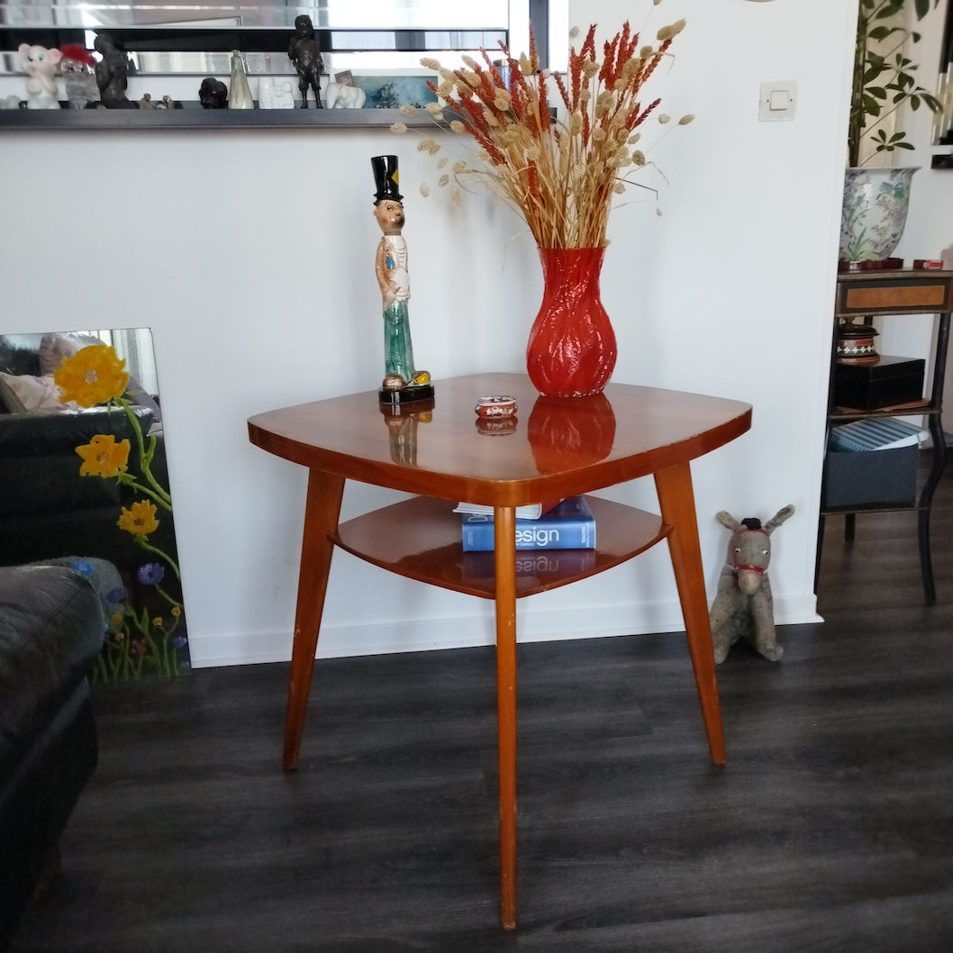 Table mi haute / mi basse années 60