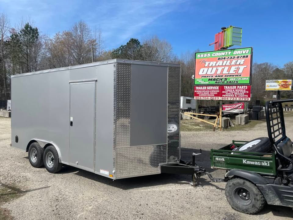 8.5 X 16 XTREME ENCLOSED TRAILER