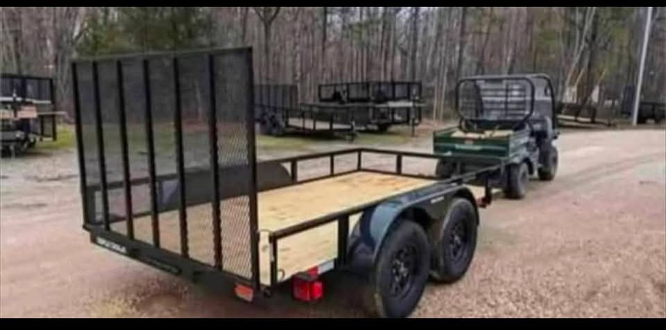 Thumbnail: 2025 Triple Crown 6 x 12 utility tandem axle