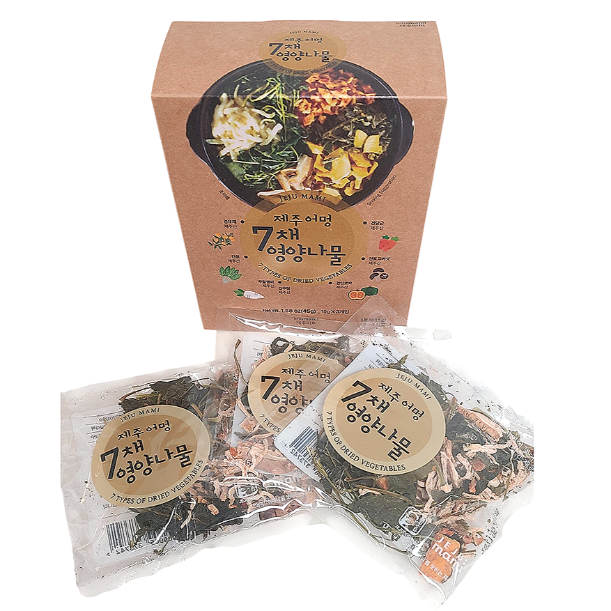 Thumbnail: 제주어멍 7채 영양나물 45g(15gx3ea) 7Types of Dried Namul