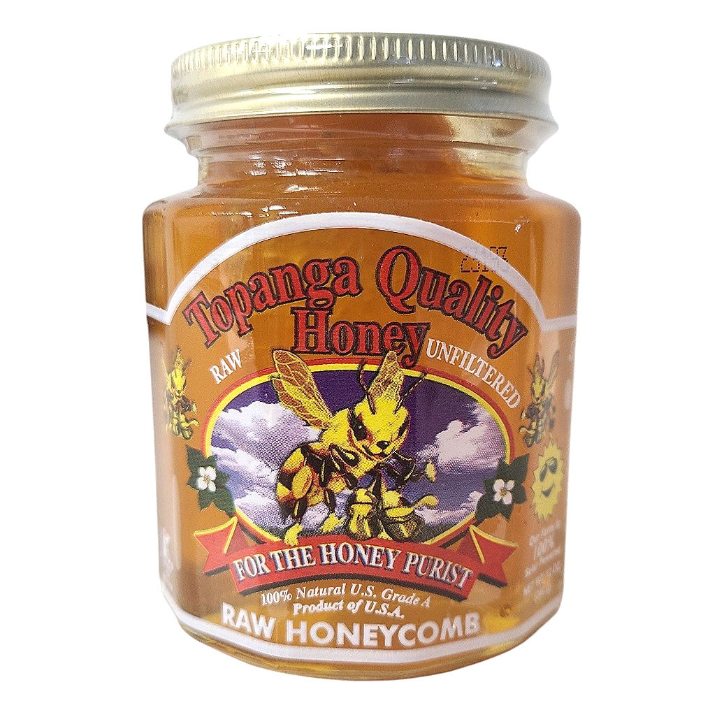 Topanga Quality Raw Honey Comb 12oz.