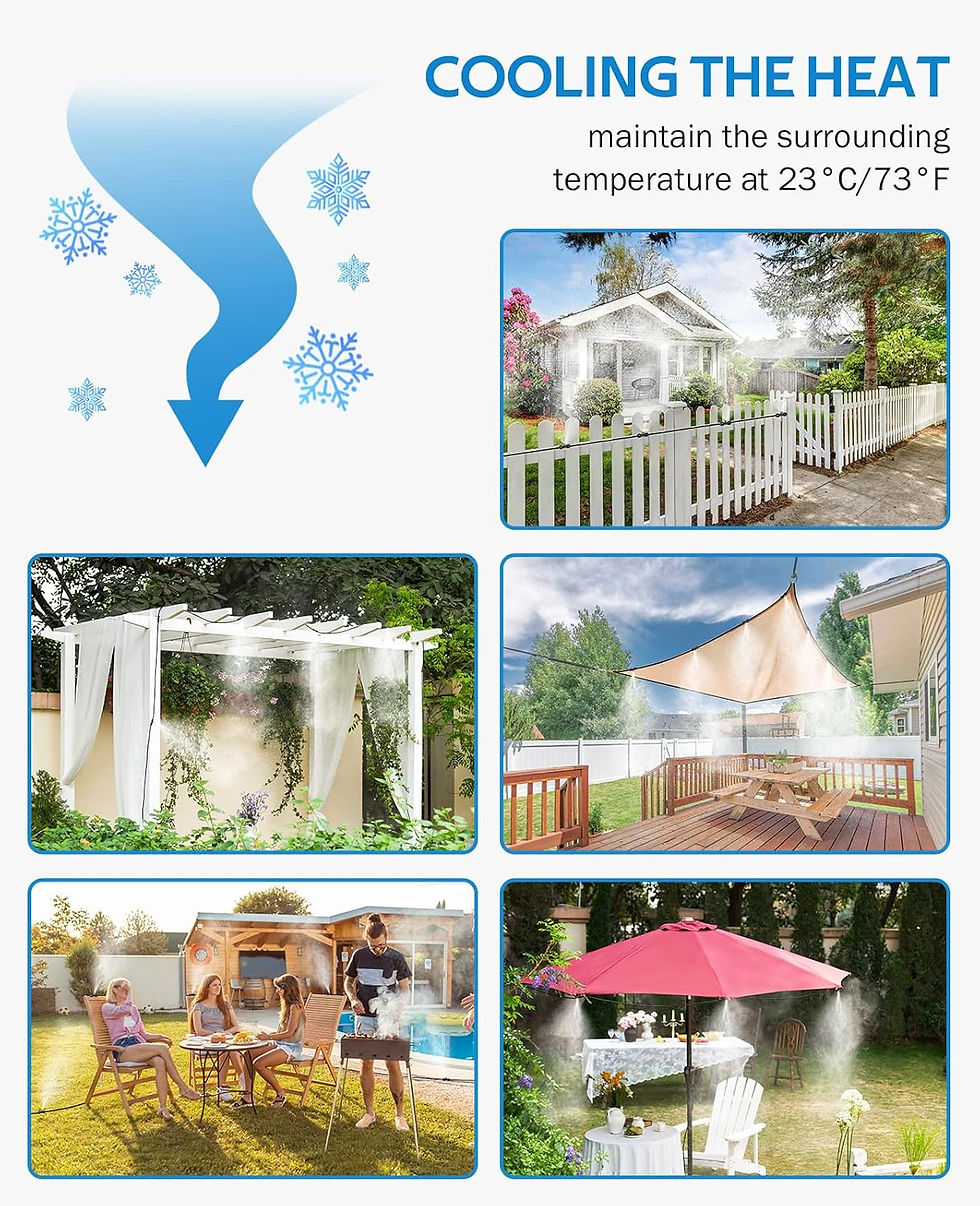 Outdoor Misting Cooling System