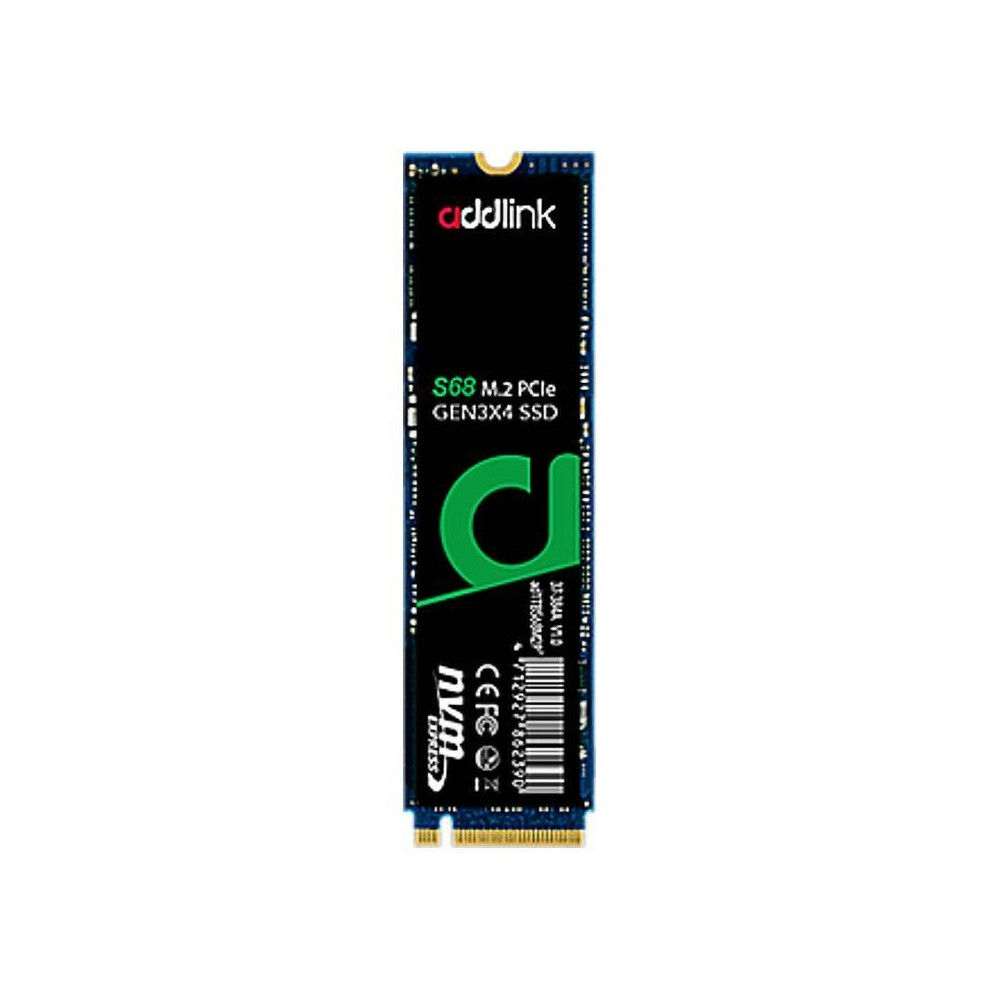 การ์ดเอสเอสดี Addlink SSD S68 256GB M.2 PCIe R2000MB/s W1200MB/s 5Y
