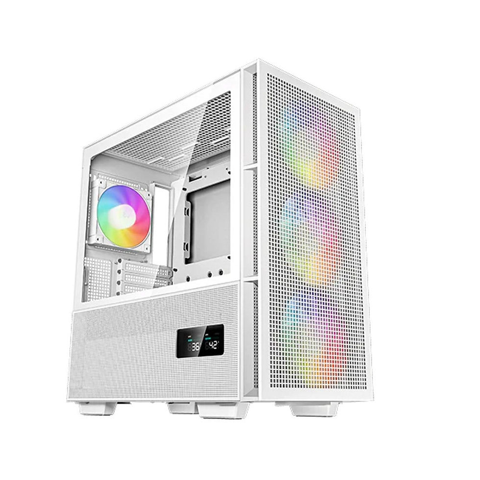 เคสคอมพิวเตอร์ Deepcool Computer Case E-ATX CH560 DIGITAL - White