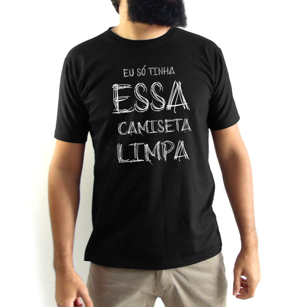 Miniatura: Camiseta Masculina Última Camiseta Limpa