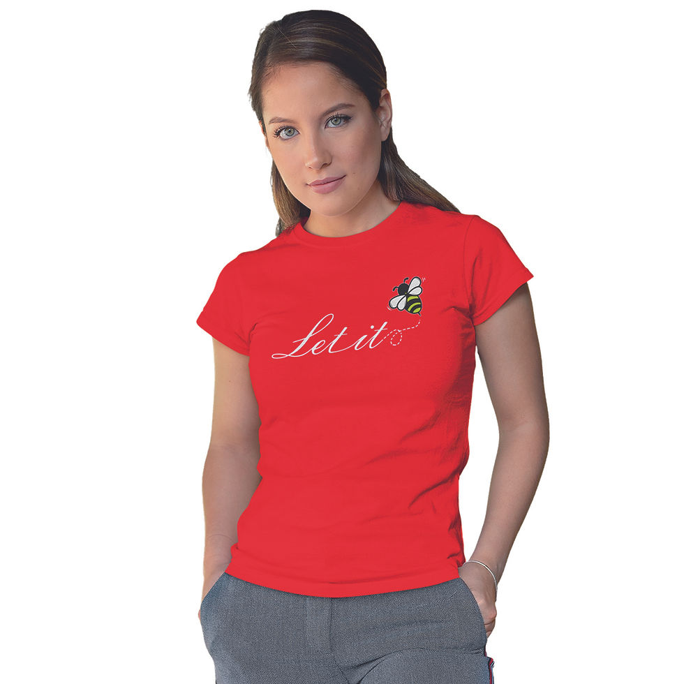 Miniatura: Camiseta Let It Bee Feminina